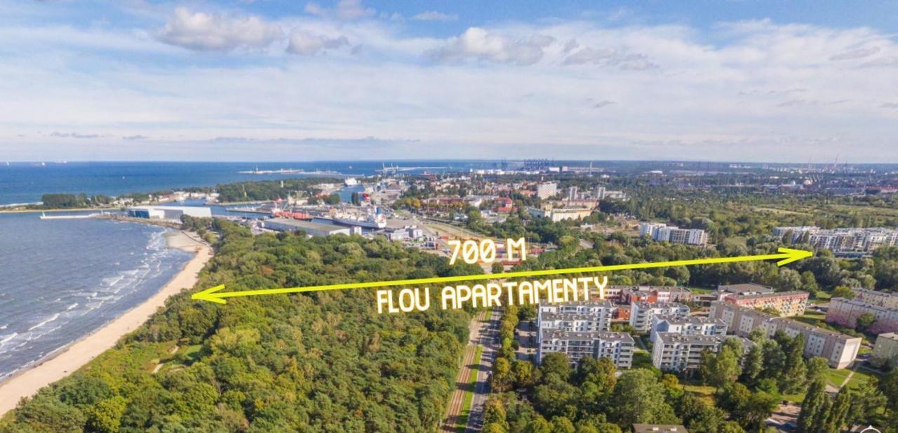 Wow Flou Przystan Letnica Apartamenty 700M Plaza Gdansk Bagian luar foto